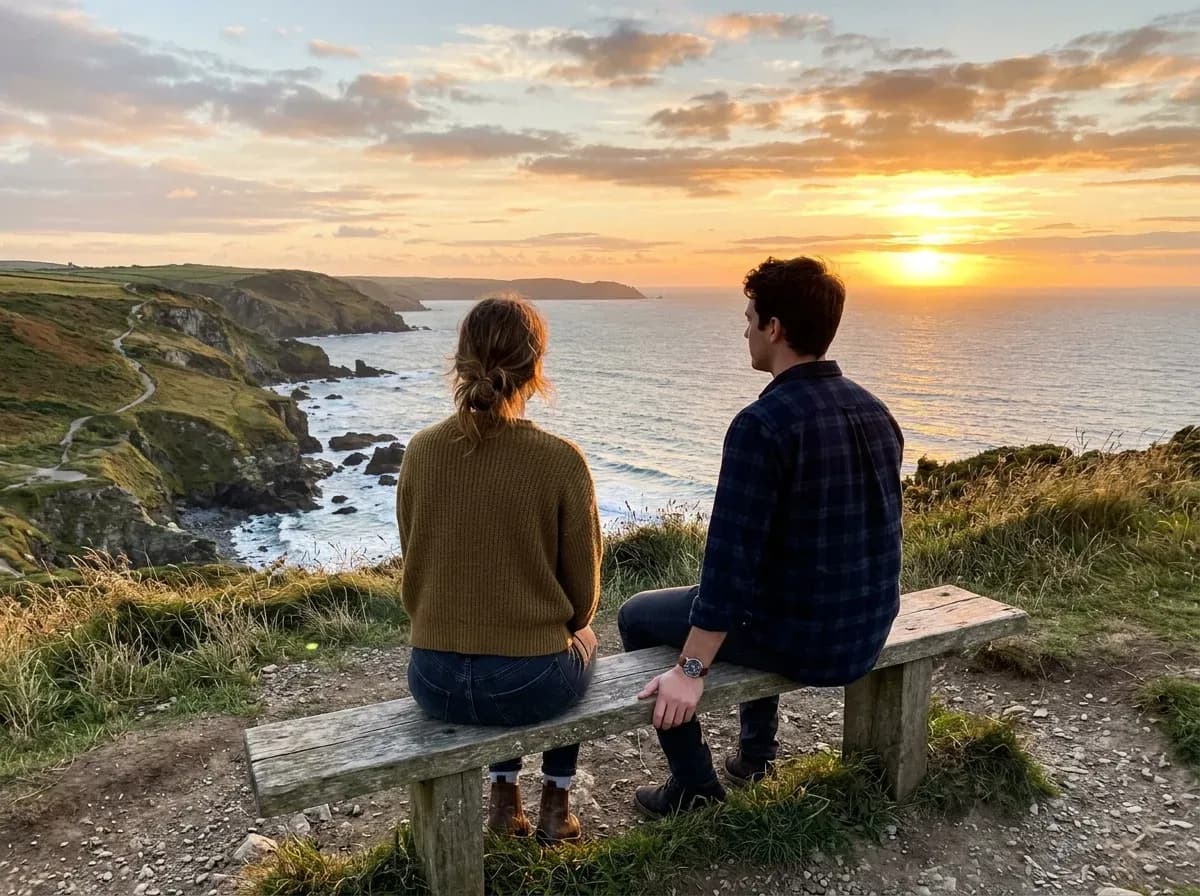 Cliffside bench
