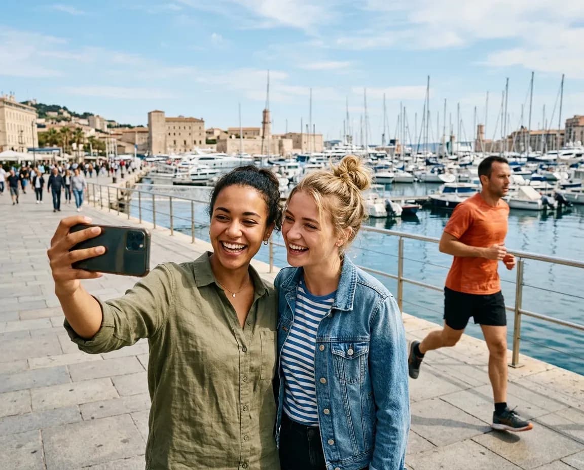 Harbour selfie
