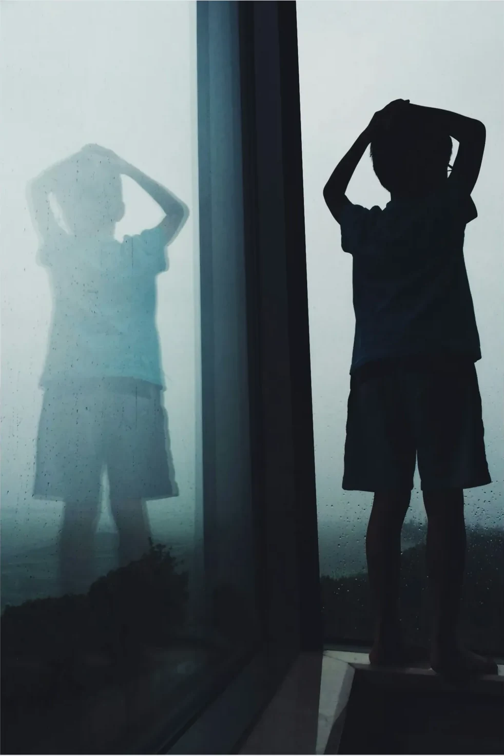 Window reflection, original photo